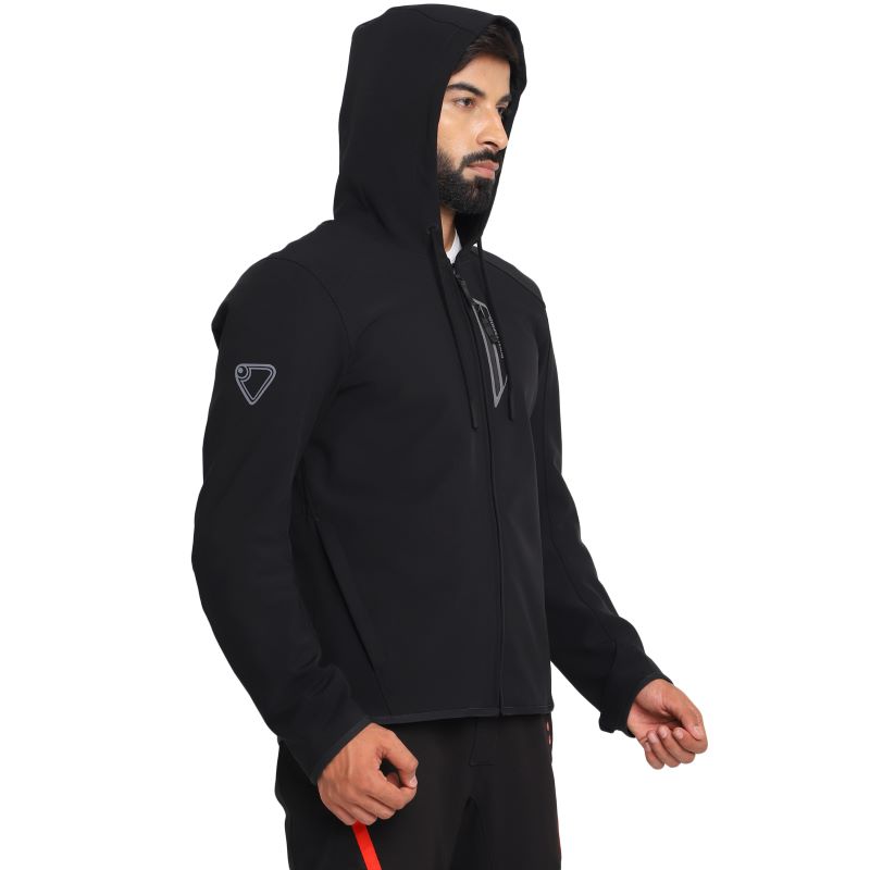 지퍼 네이비 긴팔 셔츠